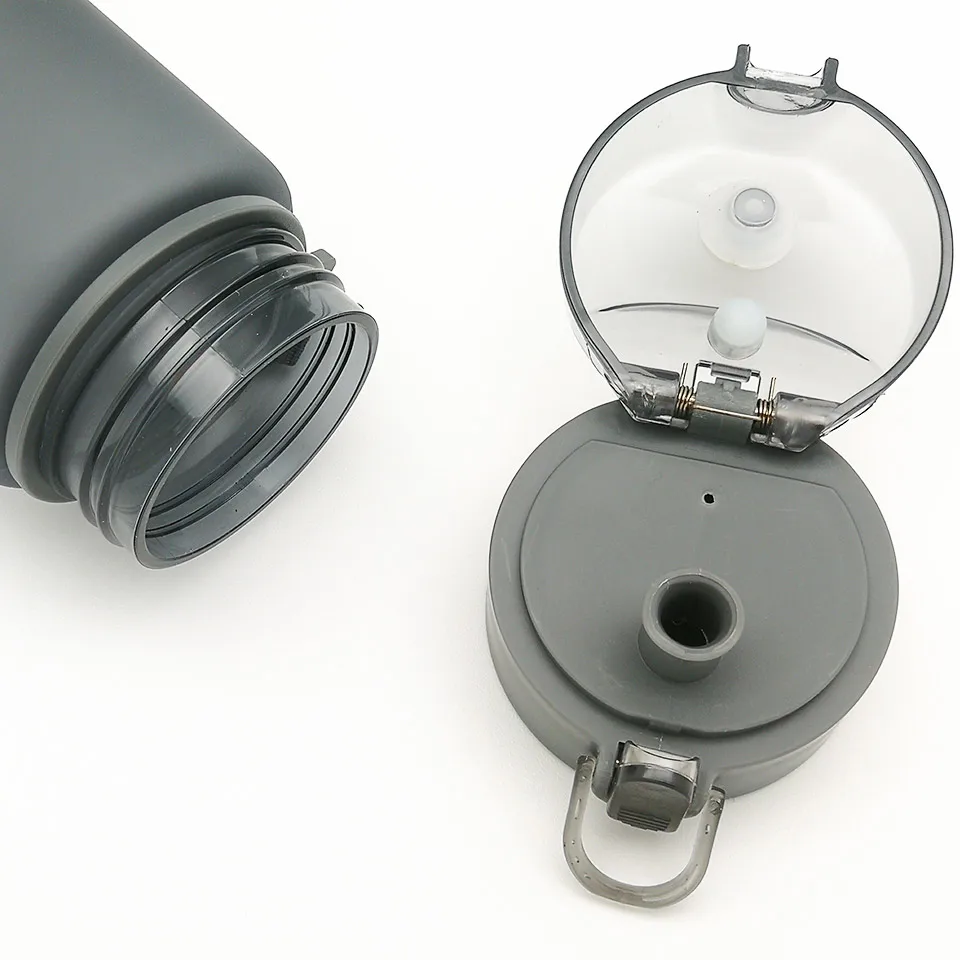 560ml Water Bottle Sport Portable Leak Proof Seal Tour Hiking Plastic My Bottle For Water Coffee Tea Drink Shaker Drinkware3