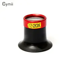 Cymii Горячая 20X монокуляр, увеличительное стекло лупа объектив лупа глаз Стекло Ювелирный инструмент для ремонта часов для профессионального ремонта