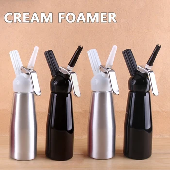 

Coffee Aluminum Butter Gun Bubbler 0.5L Fresh Butter Bubbler Milk Beater