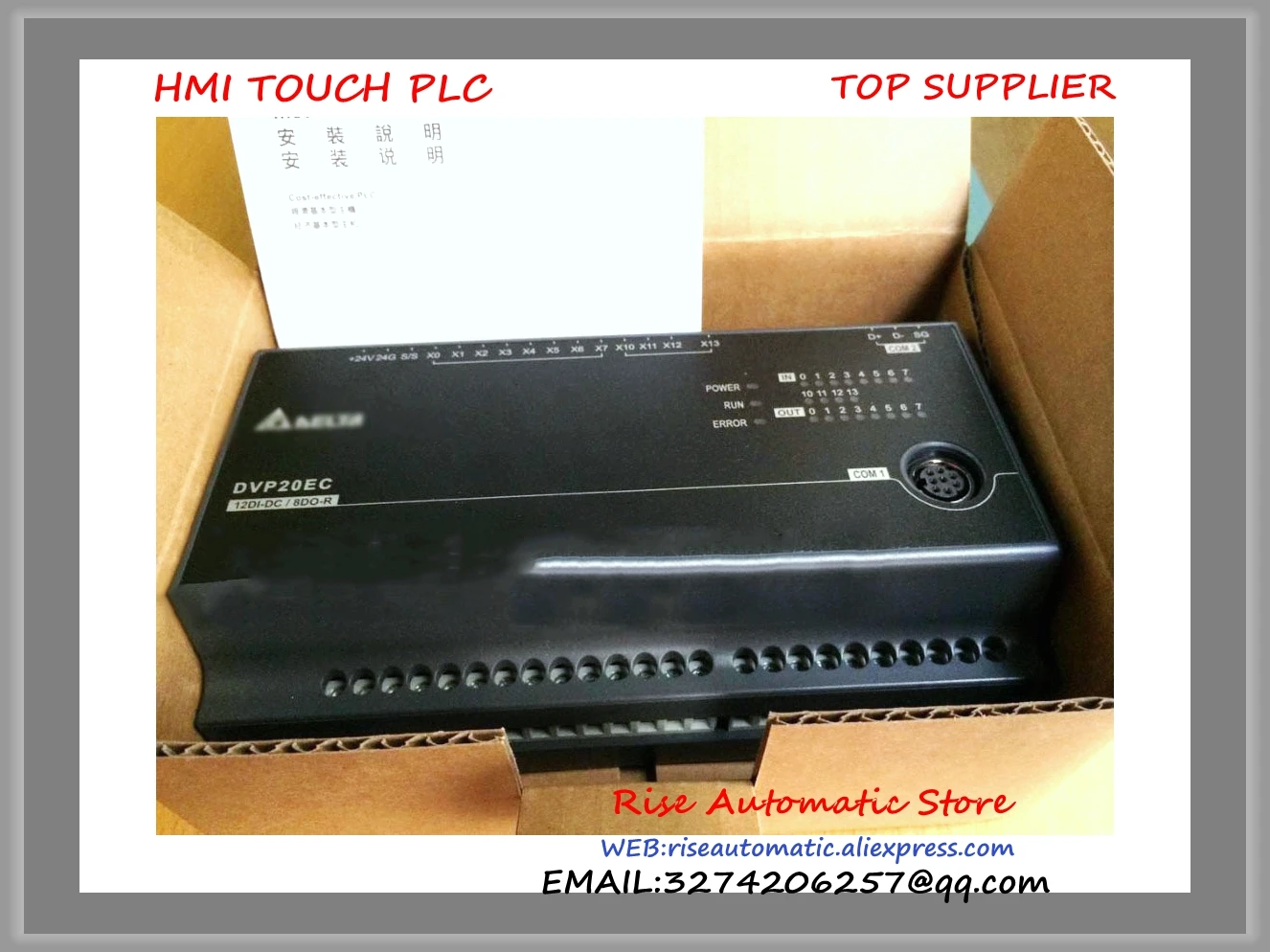 DVP20EC00T3 Delta PLC EC3 series 100-240VAC 12DI 8DO New Original Transistor output new original dvp24ec00t3 delta plc ec3 series 100 240vac 12di 12do transistor output