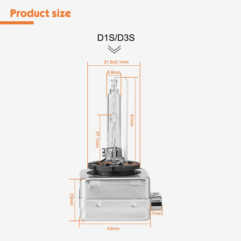 MGTV LIGHT 2 шт./компл. D1S D3S Ксеноновые комплект ксеноновых фар 35 W Ультра яркий светодиодный проектор туман лампы 4300 K 6000 K 8000 K 10000 K