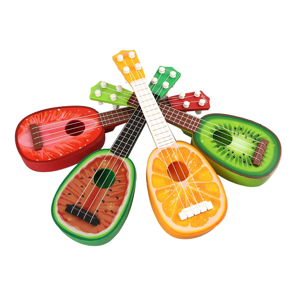 1 PC Fruit Style Guitar Toy Creative Funny Simulation Fruit Design Mini