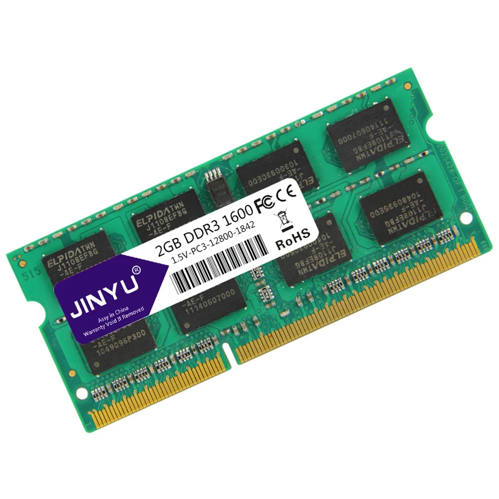 Горячая-Jinyu Ddr3 2G 1,5 V 204Pin Ram память для ноутбука