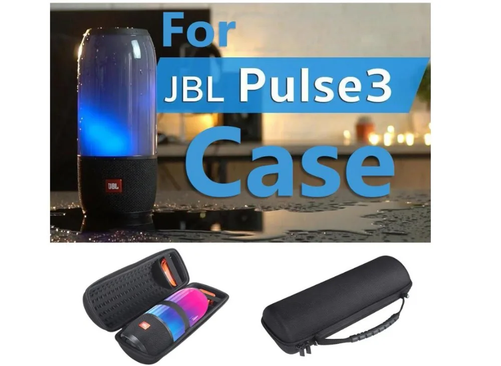 Стиль PU EVA Жесткий Чехол для JBL Pulse 3 динамик чехол для хранения Чехол для JBL Pulse3 Bluetooth динамик сумки(с поясом