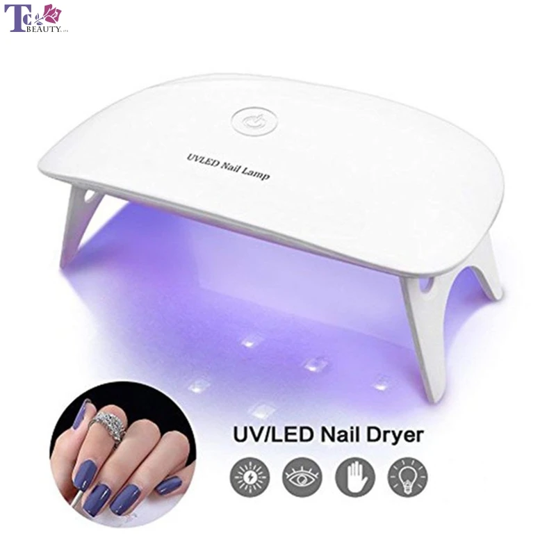 

Portable Mini UV Nail Lamp 6W LED Nail Dryer Lamps USB Charge Quick Dry Nails Gel Manicure For Home Use Nail Art Tools