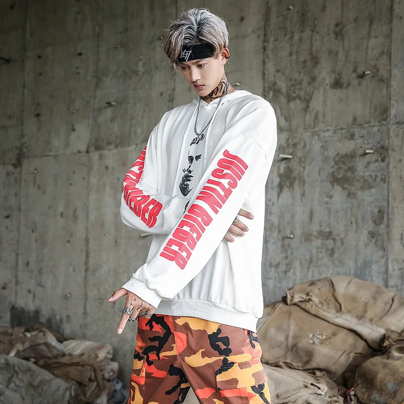 VERSMA 2017 High Street Hip Hop Justin Bieber Purpose Tour Hoodie Sweatshirt Men Harajuku Hooded Loose Oversized Hoodies Men 5XL