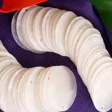 De Bijoux 100 шт./лот перламутровый кулон из круглых белых бусин 35 мм