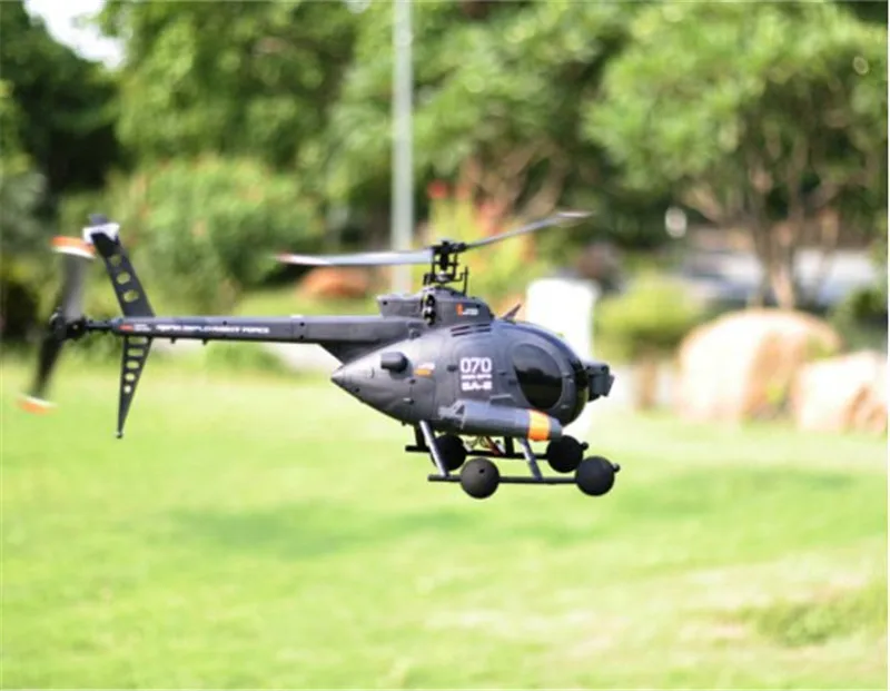 FX070C 2,4G 4CH 6-Axis Gyro Flybarless MD500 Масштаб RC вертолет