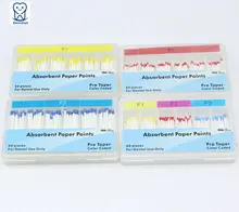 4 Packs Dental Protaper Absorbent Paper Points F1 F2 F3 for Protaper Files Assorted Dental materials for Root Canal
