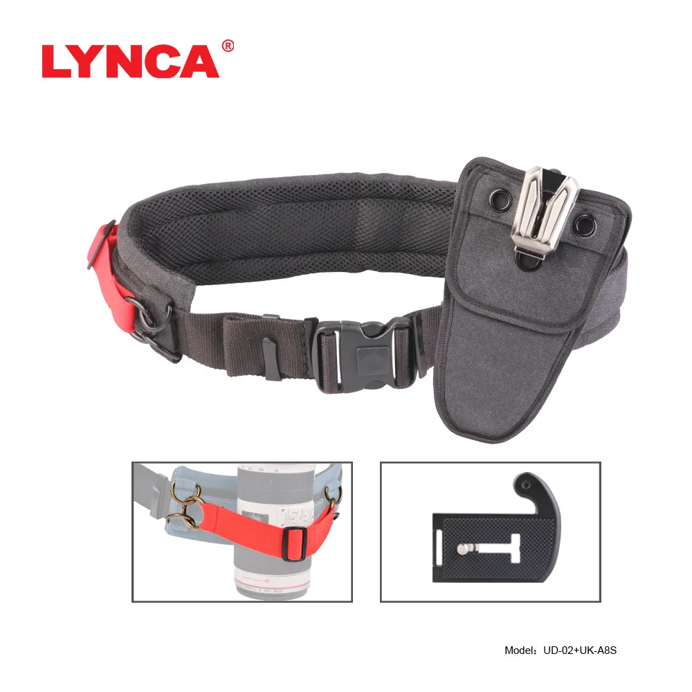 UDK-22S Multifunctional Strap Grip with Holder Buckle Metal Removable Cushion Tripod Holster for Ca