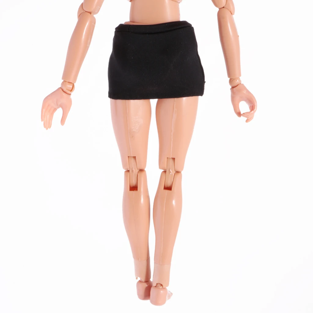 1/6 Dolls Accessories Black Package Hip Skirt Dress for 12" Female Action Figure Body Hot Toy Dolls Cloth Collect Kid Girl Gift