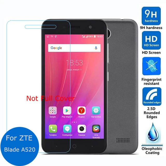 2.5D Закаленное стекло для ZTE Blade A520 Высококачественная защитная пленка
