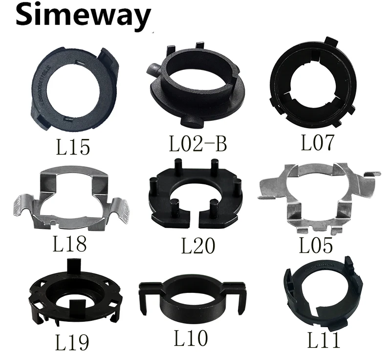 1-Pair-H7-LED-Headlight-Accessories-Adapter-H7-Bulb-Holder-Socket-Base-For-VW