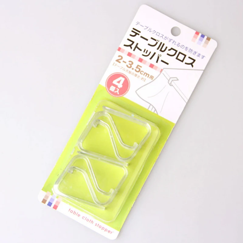 

4 Pcs/Set Plastic Table Cover Cloth Tablecloth Clip Clamp Holder Wedding Party Clamp Table Cloth Grip A45