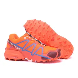 Salomon Скорость крест 4 Free Run Легкая спортивная обувь sp4 кроссовки для бега на улице женская обувь