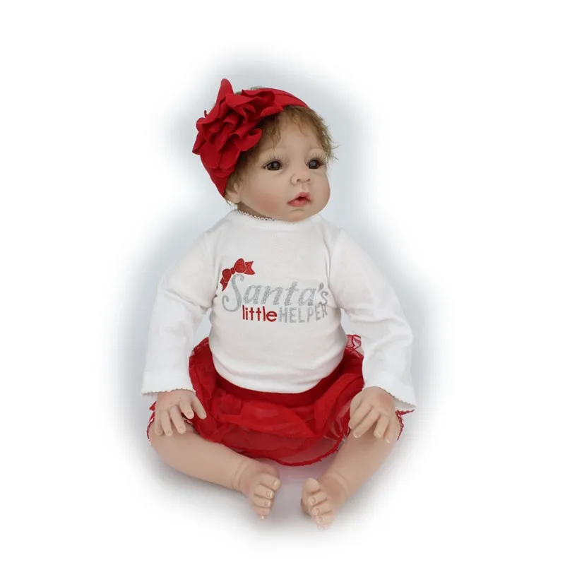 Bebes reborn Детская Подарочная игрушка кукла 55 см Силиконовая reborn baby doll l. o. l Реалистичная Девочка Малыш reborn boneca сюрприз подарки NPK