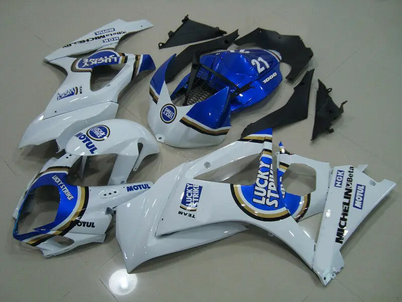 

TOP New Motorcycle Fairings kit Fit For Suzuki GSXR1000 K7 2007 2008 GSXR-1000 07 08 ABS Bodywork set custom blue lucky