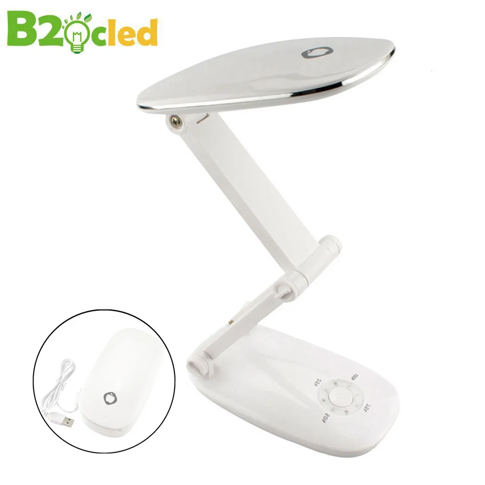 

2015 moden fashion high quality desk light high Lumens 6000 mA Chargeable folding table lamp 21 leds charging treasure led lamps