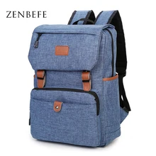 ZENBEFE Vintage Backpack Men’S Travel Backpacks Durable Travel Bag Leisure Daypacks Bags Rucksack Teenagers School Bags Mochila