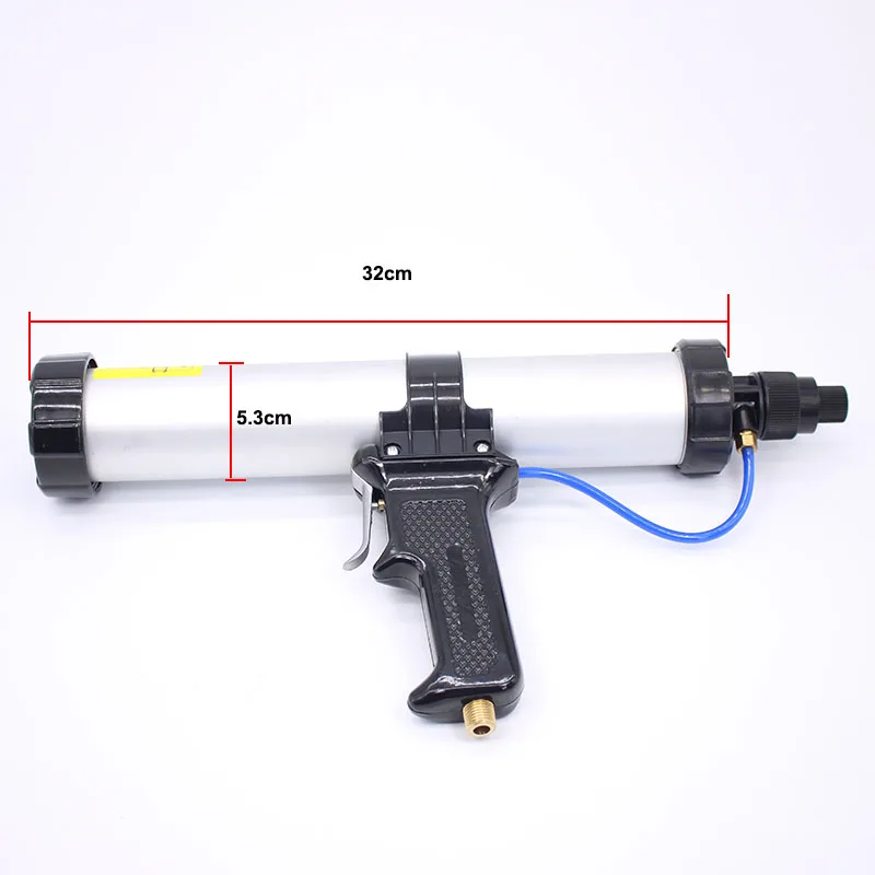 YOUSAILING хорошее качество 400 мл колбаса Пневматический расчеканки Стекло клеевой пистолет Air резиновая пистолет Заткните аппликатор