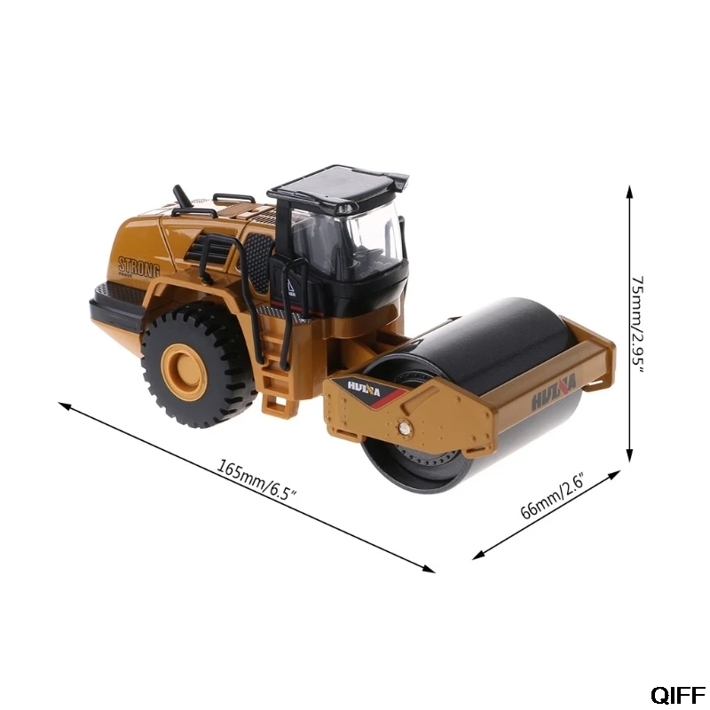 Прямая поставка и 1/50 масштаб литой металлический дорожный каток грузовик строительная игрушка автомобиль для ребенка подарок May06