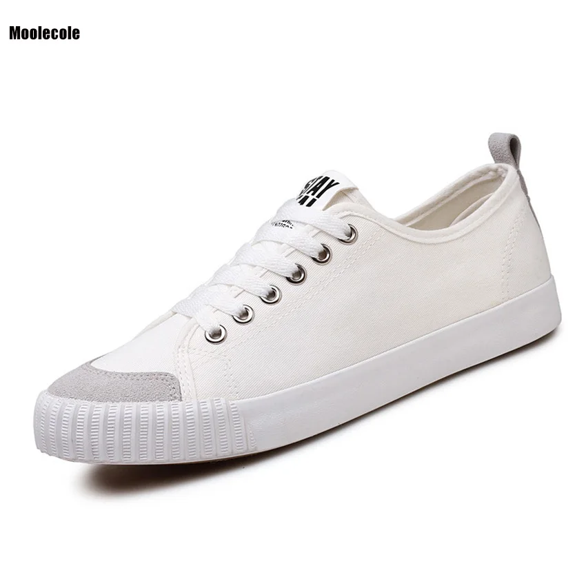 Mens Camfortable Canvas Footwear Solid Men's Vulcanize Shoes Cheap Flat ...