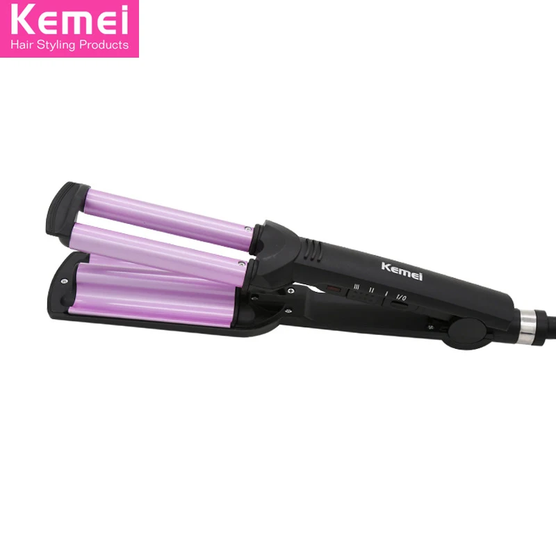 

KEMEI Curling Irons style hair curler professional 55 Watt curling iron automatic styling tools hair volume  Big wave hairstyle