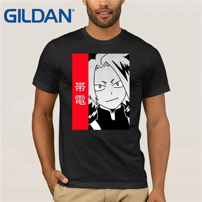 Рубашка GILDAN Boku no Hero Academia, вдохновленная рубашкой-рубашка Kaminari Denki-рубашка аниме «Мой герой Академия», манга-рубашка аниме BNHA Рубашка GILDAN Boku no Hero Academia, вдохновленная рубашкой-рубашка Kaminari Denki-рубашка аниме «Мой герой Академия», манга-рубашка аниме BNHA