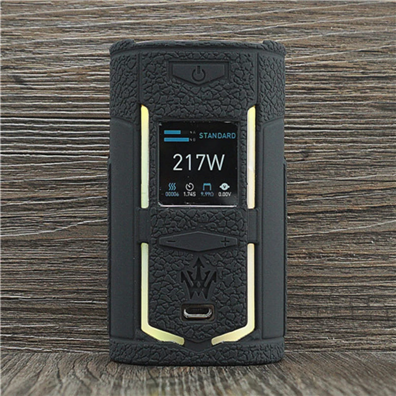 Чехол с текстурой для VooPoo X217 217W TC Box Mod, защитный силиконовый чехол, подходит для VOOPOO Woody Vapes X 217