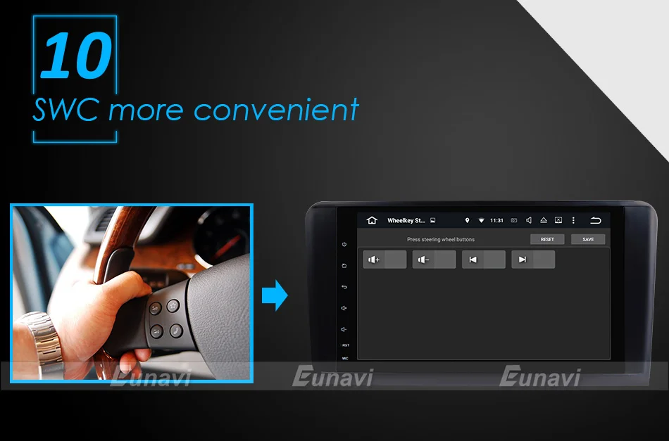 Excellent Eunavi 2 Din Quad core 9