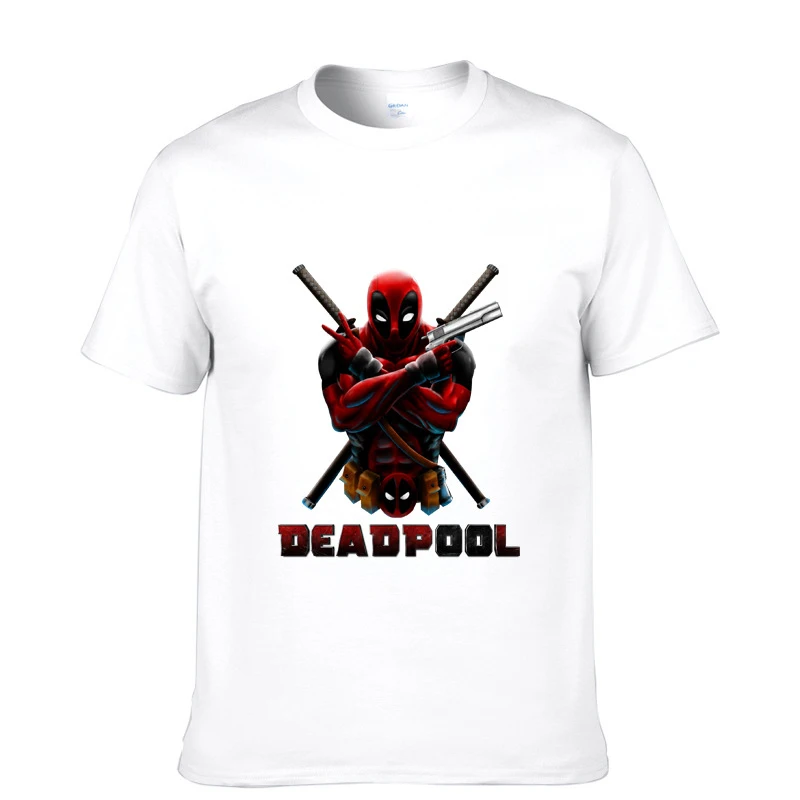 2016 xの男性の21センチデッドプールtシャツ布半袖誕生日ギフト映画アニメ取り巻く