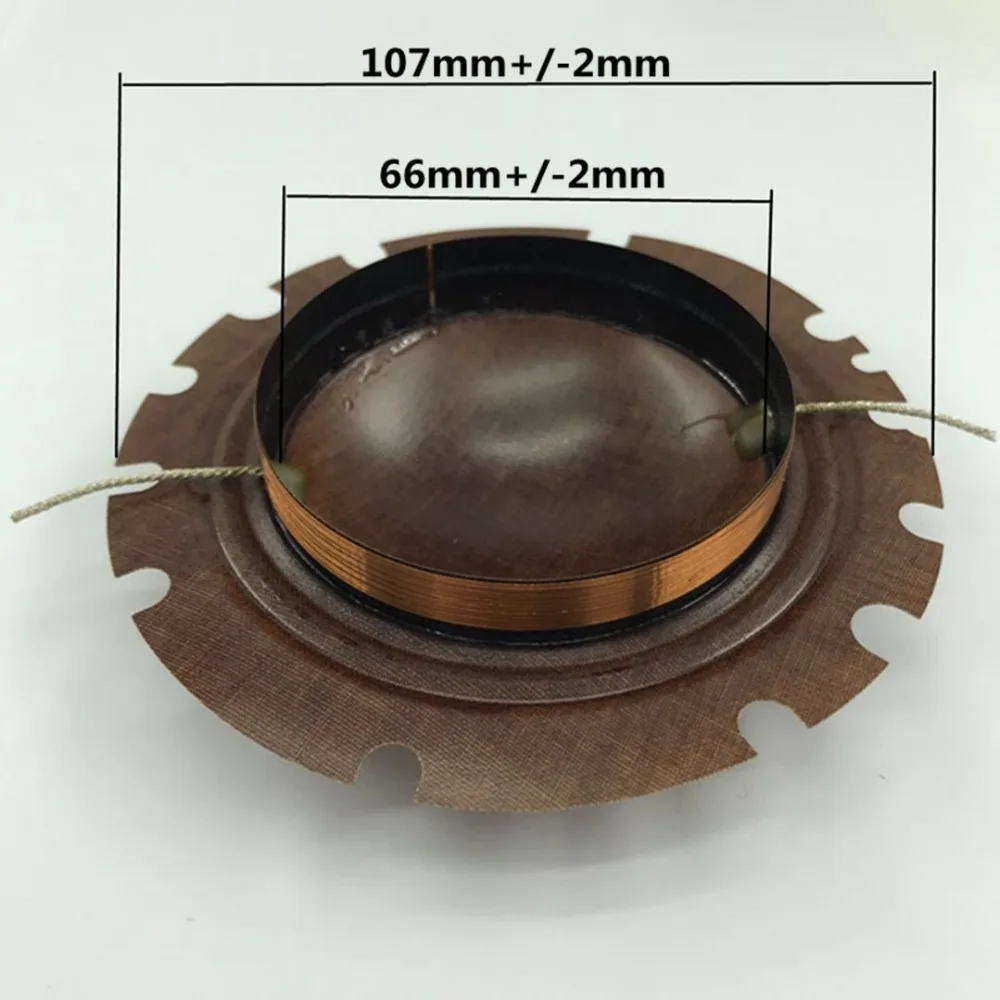 200 Вт 66 мм Диафрагма для динамика рупорный твитер звуковая пленка звуковая катушка Роговая диафрагма для динамика gravure