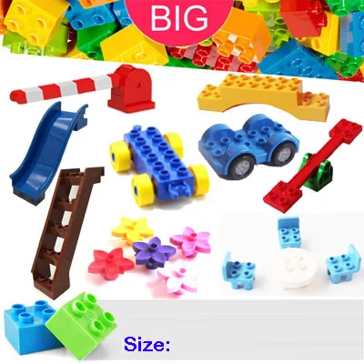 Grand bloc de construction compatible Duplo pièces 62663 balançoire pièce classique gros point brique jouet accessoire Bricklink D62663