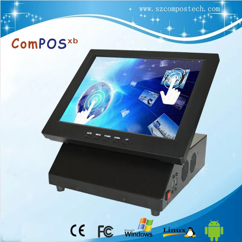 US $275.00 High Quality POS System 12 Inch Touch Screen All In OneRestaurant price Cash Register
