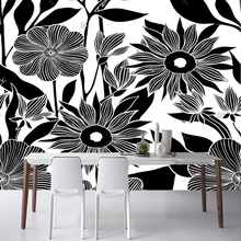 black flowers wallpaper promotion shop for promotional black flowers