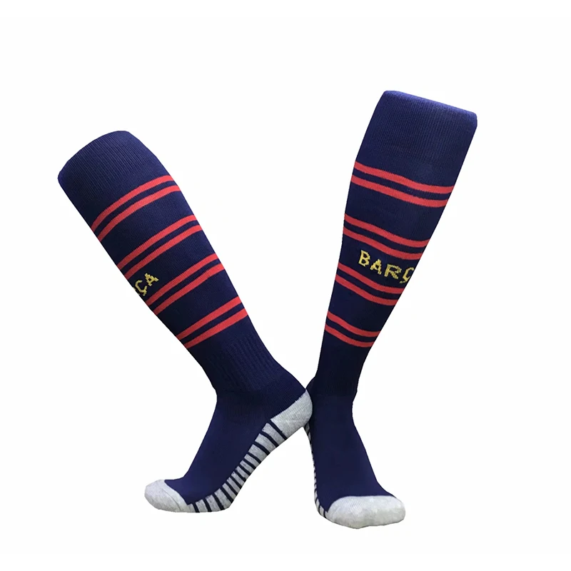 18 19 Season Adult Men's Football Training Stockings Socks Home Blue
