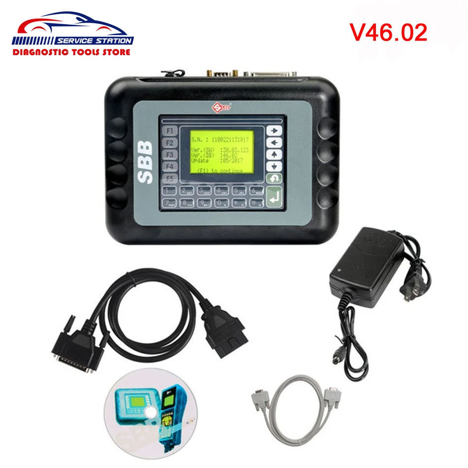 

V48.99 V48.88 V46.02 SBB Key Programmer Auto Transponder Silca SBB Suppports Multi-Brand Cars Programming New Key Maker Tool