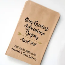 Заказ величайших Приключения душа ребенка день рождения попкорн Конфеты стол лечить подарок бар пакеты крещение Bakery Cookie сувениры пакеты