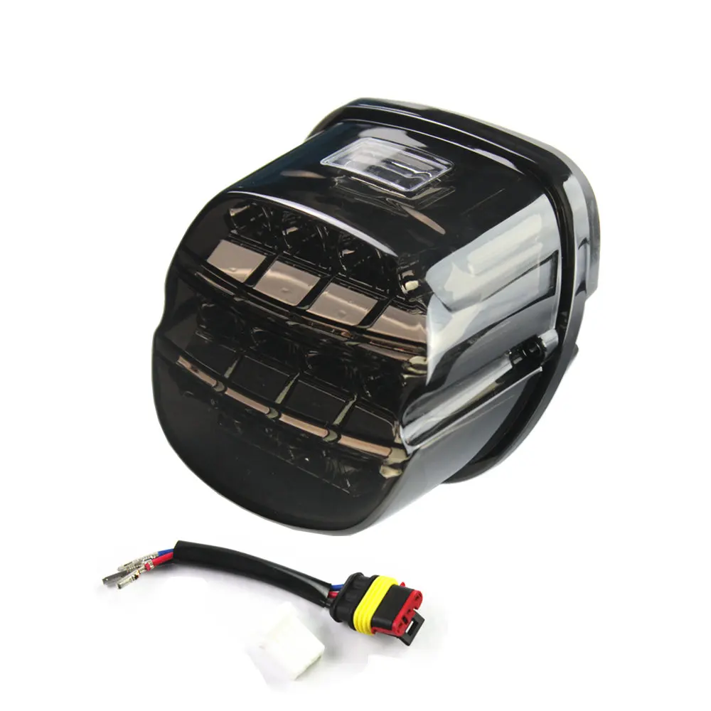 

For Harley Dyna Fat Boy FLSTF Night Train FXSTB Softail Sportster Road King Electra Glide Road Glide Motor Led Brake tail light