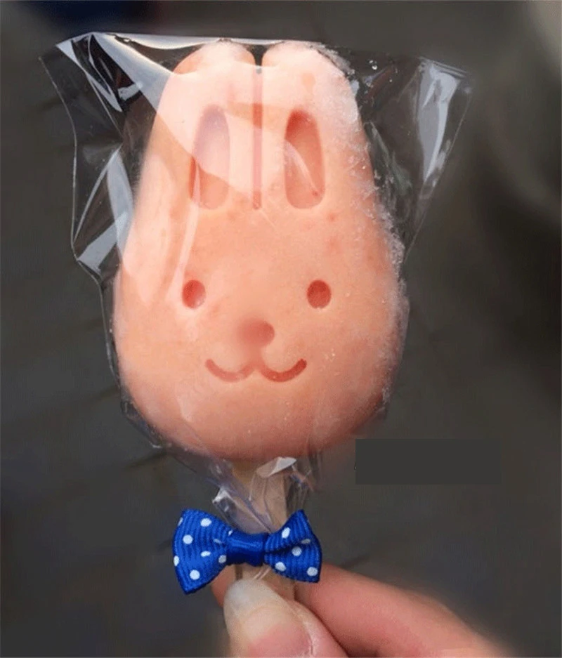 Новые силиконовые формочки для мороженого в форме кролика животного|ice cream