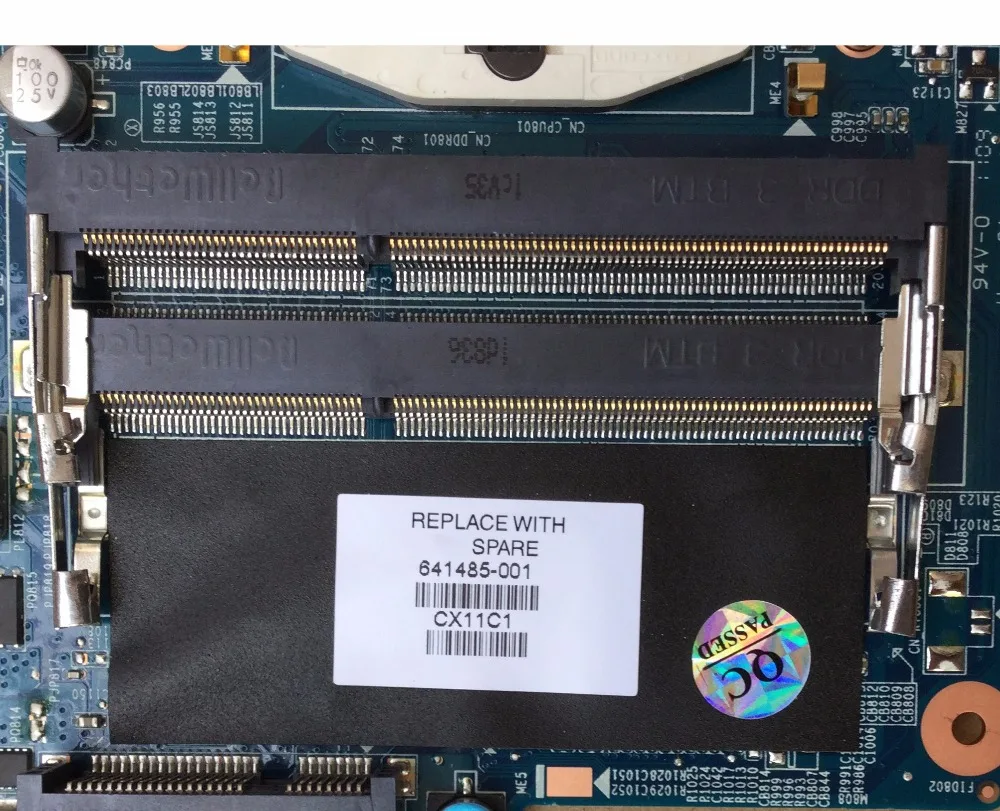 641485-001 для hp Pavilion DV6 материнская плата DV6-6000 HM65 DDR3 Socket PGA989 материнская плата для ноутбука