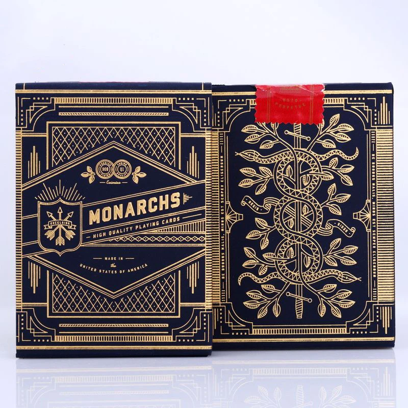 

1 Deck of Theory11 Blue Monarchs Playing Cards Monarch Deck Poker Magic Cards Close Up Magic Tricks for Professional Magician