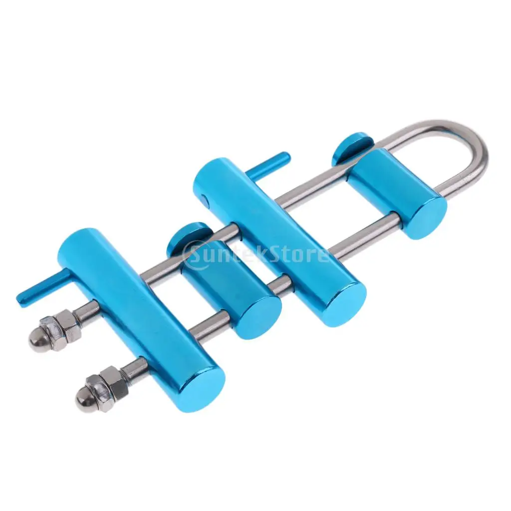 

Rock Climbing Rack Descender Rappelling 4 Bar Rack Outdoor Climbing Descending Device