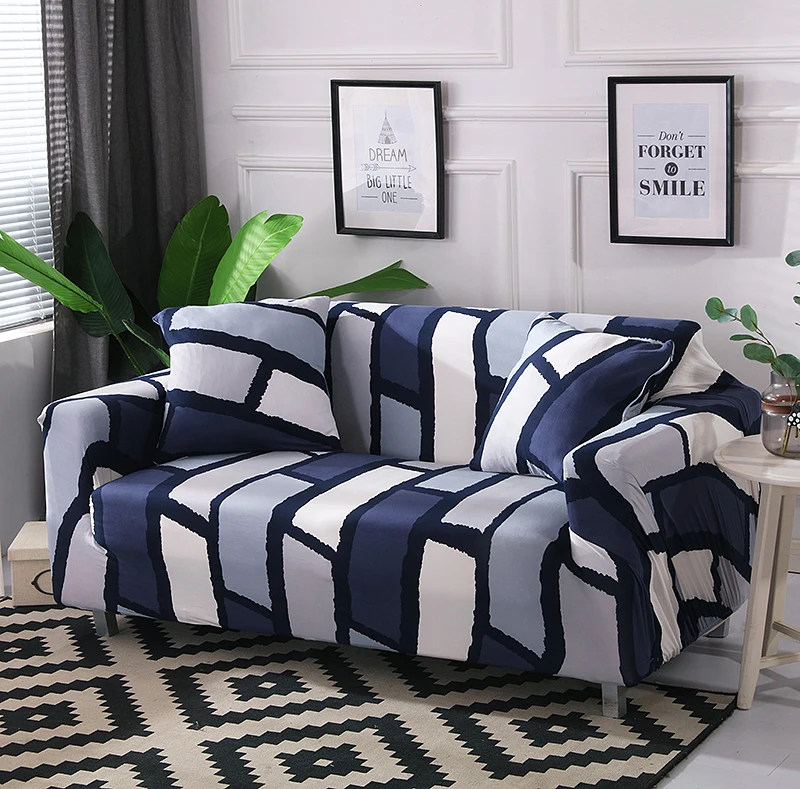 

Printed sofa cover couch cover Polyester bench Covers Elastic stretch Furniture Slipcovers For Christmas home decoration