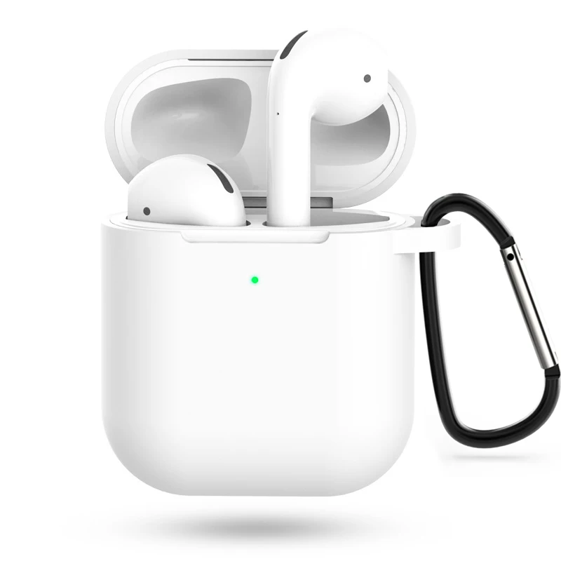 Идеальный чехол для airpods 2 3 skins для Apple airpods pro Air pods 3 2 Наушники защитный чехол для airpods pro Чехол аксессуары - Цвет: 2 White