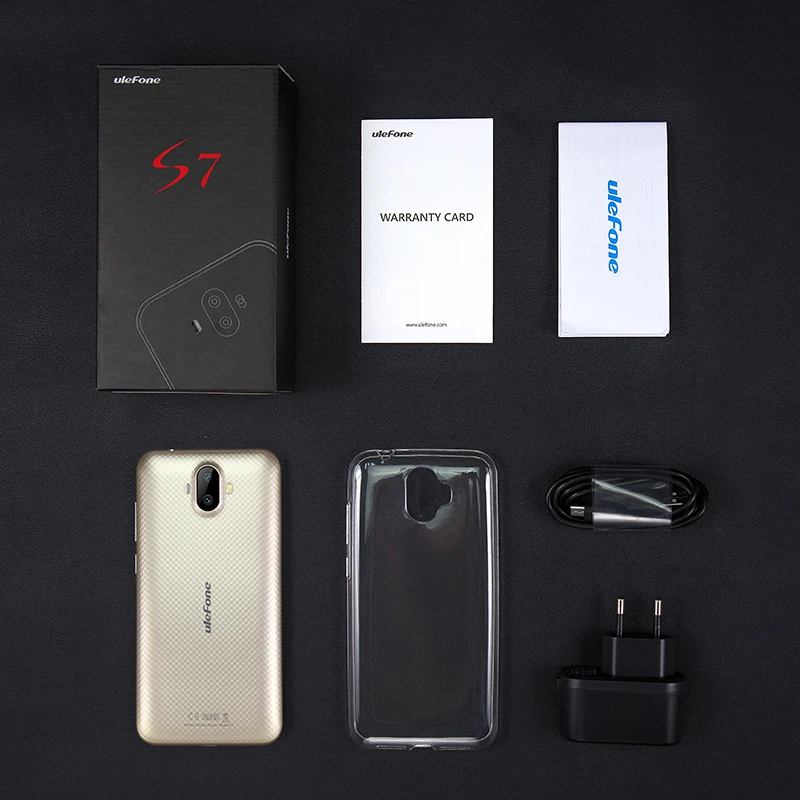 Чехол накладка Ulefone S7 Pro 5 0 "мобильные телефоны MTK6580A 4 ядра 2 ГБ + 16 Гб 13MP двойная