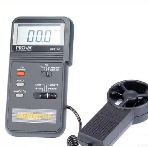 TES цифровой анемометр Поток воздуха метр AVM-03 0,0-45 м/с