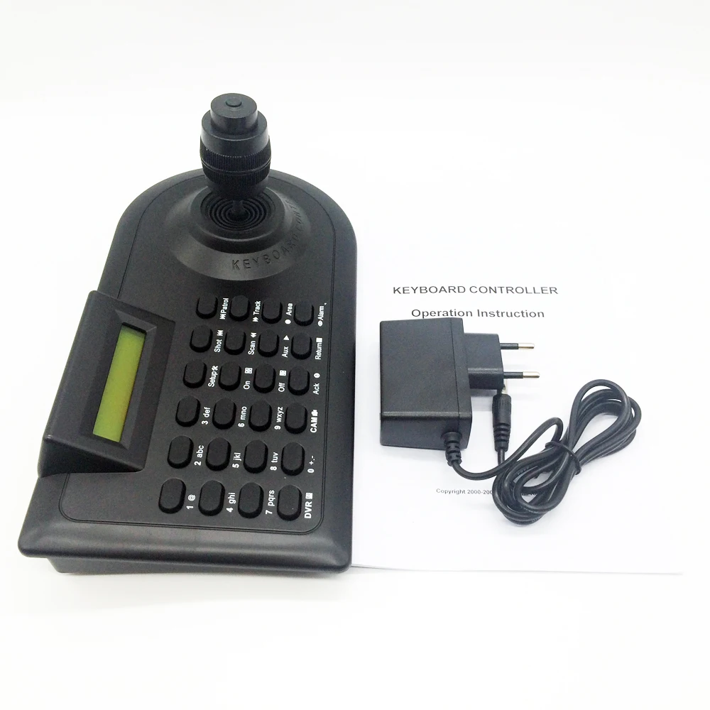 

DHL Free ! CCTV Camera PTZ Keyboard Controller LCD Screen Surveillance 4-Axis Joystick RS-485 For AHD High Speed PTZ Dome Camera