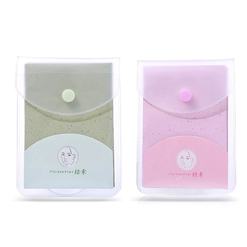 

160pcs Woman Facial Oil Blotting Sheets Oil Absorbing Papers Oil Control Face Skin Care Beauty Tool Green Tea and Rose Fragrance