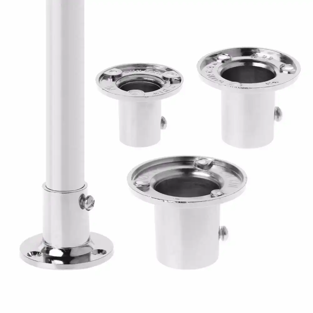 UXCELL Closet Wardrobe Hanging Rail Rod End Support Bracket Socket for